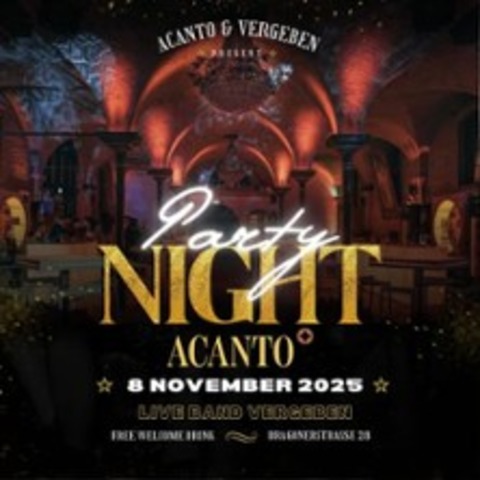 Acanto - Party Night | Mit der Live Band "Vergeben" - HANNOVER - 08.11.2025 20:30