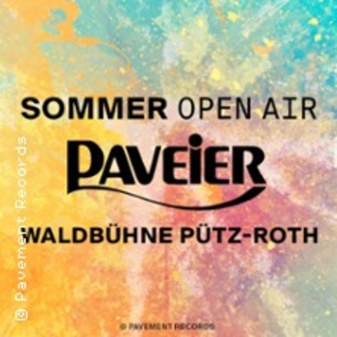 Paveier Sommer Open Air 2026 - Waldb�hne P�tz-Roth - BERGISCH GLADBACH - 17.07.2026 19:30