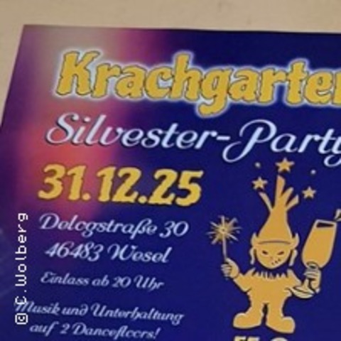 Krachgarten Silvesterparty - WESEL - 31.12.2025 20:00