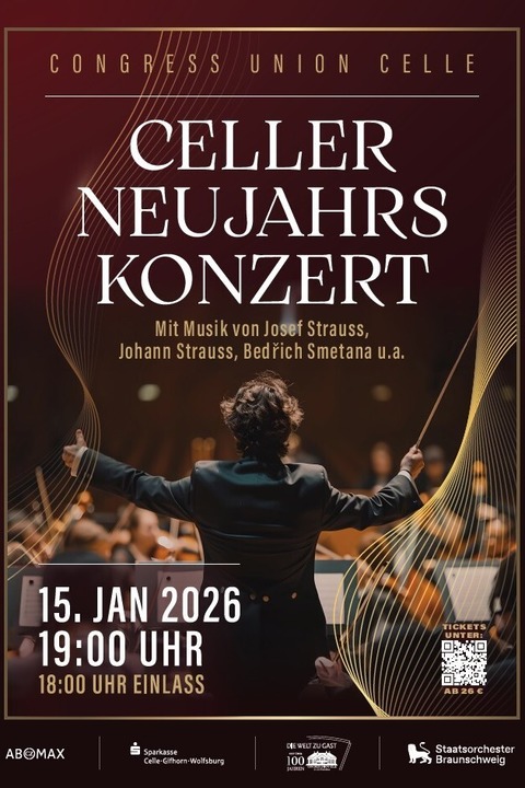 Celler Neujahrskonzert - mit dem Staatsorchester Braunschweig - Celle - 15.01.2026 19:00