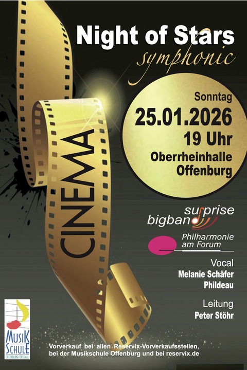 Night of Stars Symphonic - Cinema - Offenburg - 25.01.2026 19:00