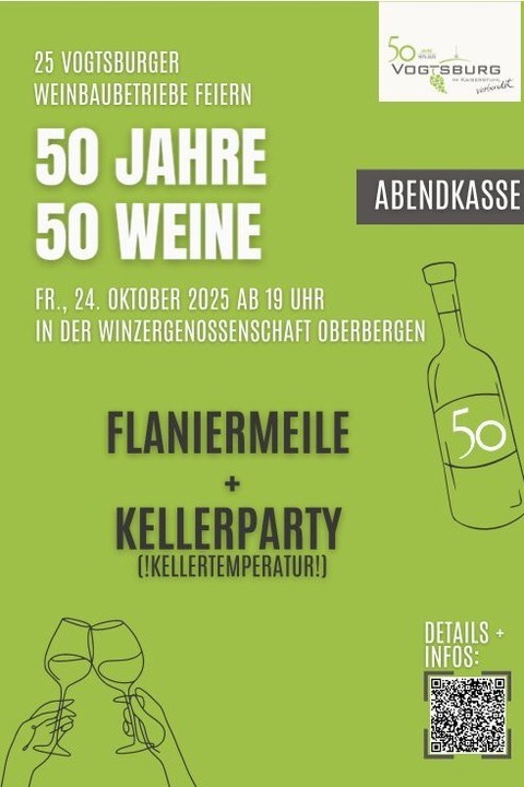 50 Jahre 50 Weine - Vogtsburg - 24.10.2025 19:00