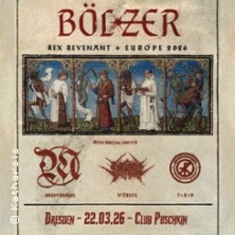 Blzer + Misthyrming + Vitriol + T.R.P. - DRESDEN - 22.03.2026 19:00