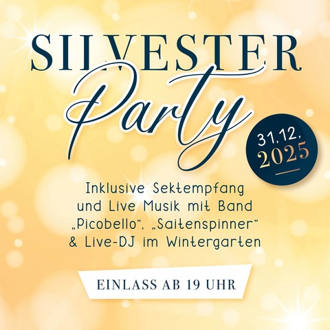 Silvesterparty 2025 - Partyspa fr Jung und Alt - Frth - 31.12.2025 20:00