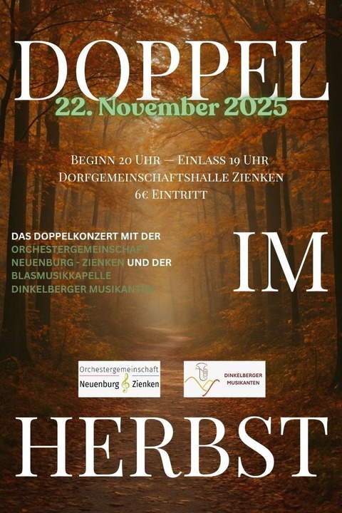 Konzert Orchestergemeinschaft Neuenburg Zienken - Neuenburg - 22.11.2025 20:00