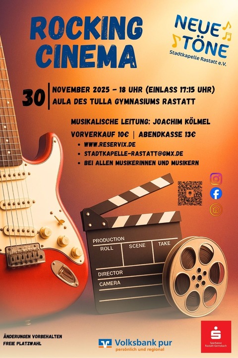 ROCKING CINEMA - Jahreskonzert 2025 - Rastatt - 30.11.2025 18:00