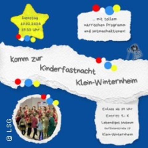Kinderfastnacht Klein-Winternheim - KLEIN-WINTERNHEIM - 10.02.2026 15:30