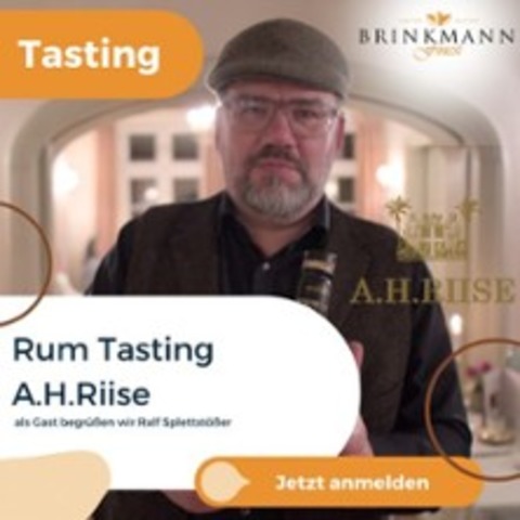 A.H.Riise rum tasting mit Ralf Splettst��er - SCHWERIN - 24.10.2026 18:30