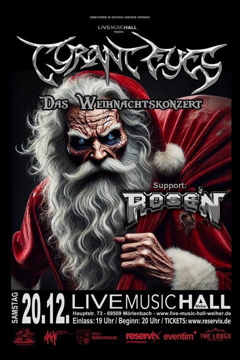 Tyrant Eyes - Das Weihnachtskonzert - Mrlenbach - 20.12.2025 20:00