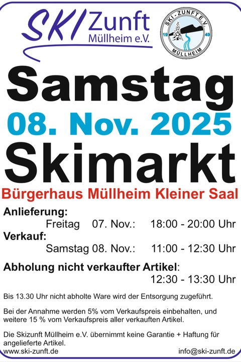 Skimarkt der Ski-Zunft Mllheim - Mllheim - 08.11.2025 11:00