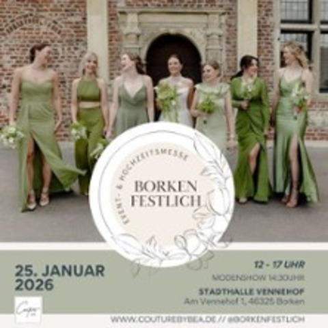 Borkenfestlich Event- & Hochzeitsmesse | Stadthalle Vennehof Borken - Borken - 25.01.2026 12:00