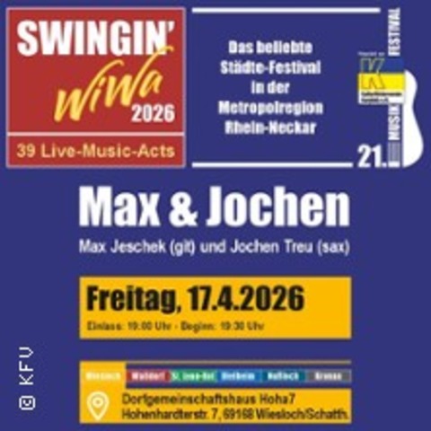 Max & Jochen @ SWIWA 2026 | Swingin WiWa 2026 - Wiesloch - 17.04.2026 19:30