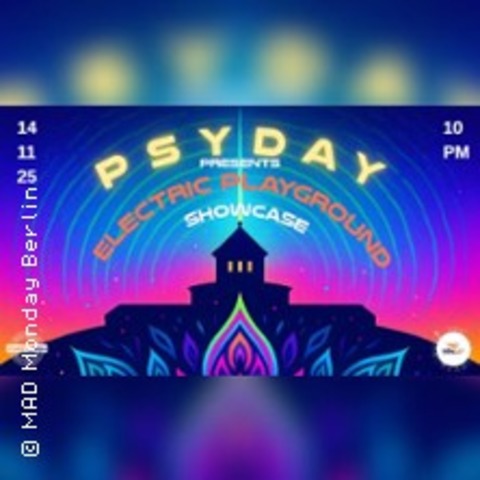 Psyday Presents Electric Playground | Zita Club & Bar - BERLIN - 14.11.2025 22:00