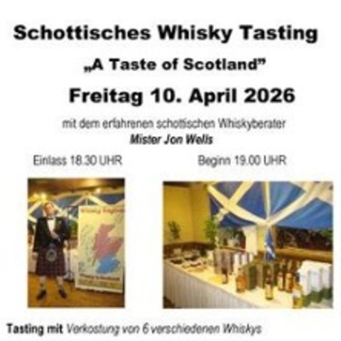 Schottisches Whisky Tasting - KORSCHENBROICH-LIEDBERG - 10.04.2026 19:00
