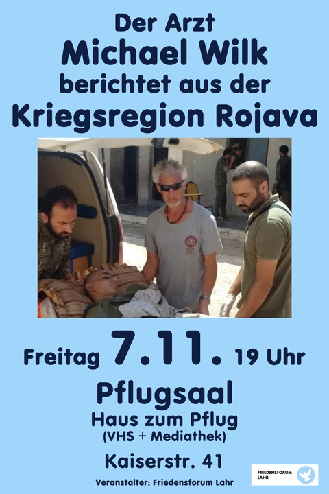 Kriegsregion Rojava - Lahr - 07.11.2025 19:00 Kriegsregion Rojava - Lahr - 07.11.2025 19:00