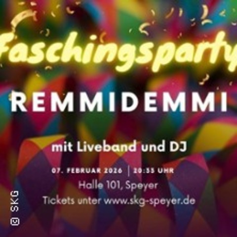 Faschingsparty Remmidemmi - mit der Liveband who2ladies | FSK18 - Speyer - 07.02.2026 20:33 Faschingsparty Remmidemmi - mit der Liveband who2ladies | FSK18 - Speyer - 07.02.2026 20:33