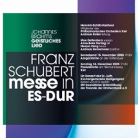 Franz Schubert: Messe in Es-Dur - KIEL - 15.11.2025 19:00