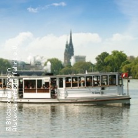 Alster-Rundfahrt mit Rondeelteich - Dampfschiff ST. GEORG - HAMBURG - 15.05.2026 12:45
