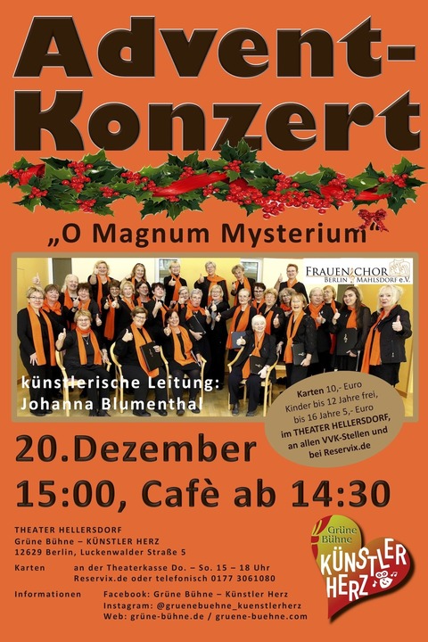 Adventskonzert - Berlin - 20.12.2025 15:00