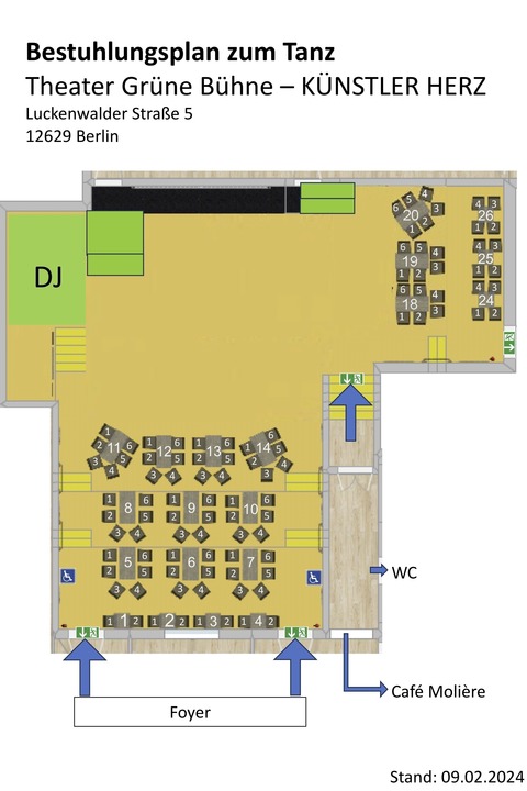 Tanzveranstaltungen im Theater Hellersdorf - Mit DJ Christian Hermann - Berlin - 20.02.2026 19:00