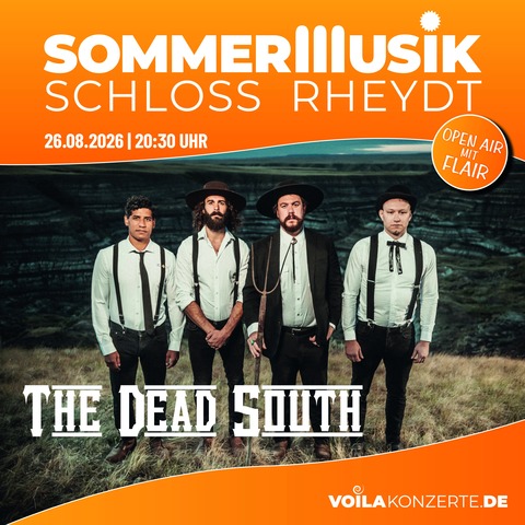THE DEAD SOUTH - WORLDTOUR 2026 - M�nchengladbach - 26.08.2026 20:30