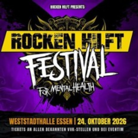 Rocken hilft Festival 2026 | Weststadthalle Essen - Essen - 24.10.2026 16:00
