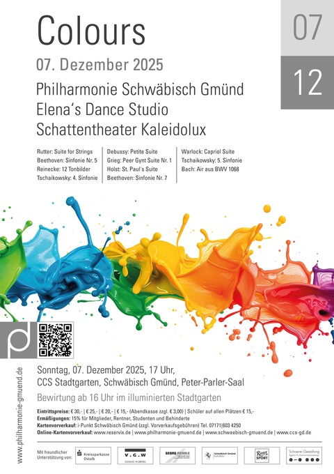 Adventsgala &#8222;Colours&#8220; - Schwbisch Gmnd - 07.12.2025 17:00