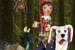 Kasper und Bello retten den Wald gibt es im Freiburger Kino Harmonie, gespielt von der Freiburger Puppenbühne Kasper und Bello retten den Wald gibt es im Freiburger Kino Harmonie, gespielt von der Freiburger Puppenbühne