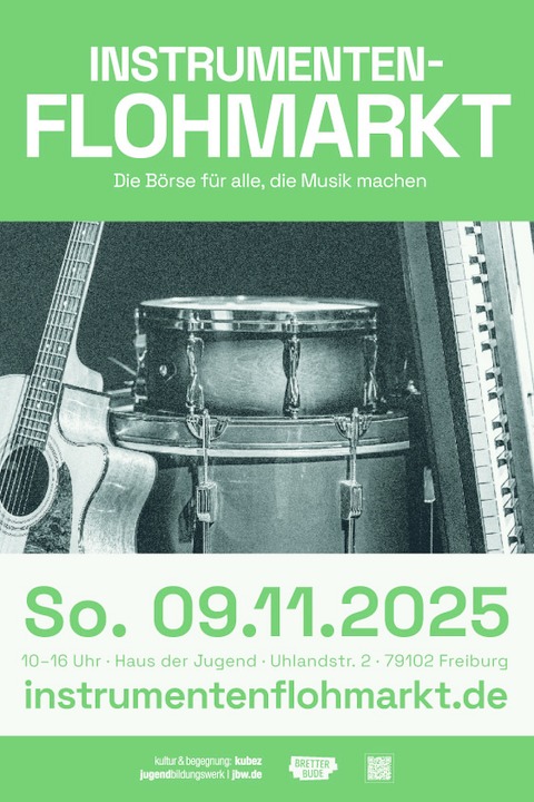 Instrumenten-Flohmarkt - Freiburg - 09.11.2025 10:00 Instrumenten-Flohmarkt - Freiburg - 09.11.2025 10:00