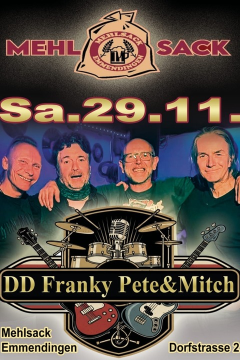 ÐD Franky Pete & Mitch - Emmendingen - 29.11.2025 20:30 ÐD Franky Pete & Mitch - Emmendingen - 29.11.2025 20:30