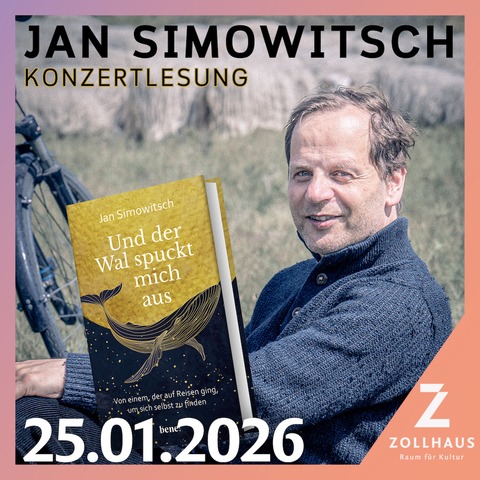 Jan Simowitsch - UND DER WAL SPUCKT MICH AUS | Konzertlesung - Leer - 25.01.2026 20:00