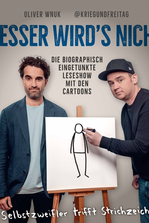 Oliver Wnuk feat. @kriegundfreitag - Besser wird's nicht - Leseshow mit Cartoons - Krefeld - 02.02.2026 19:00