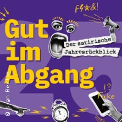 Gut im Abgang - BERLIN - 20.01.2026 19:30