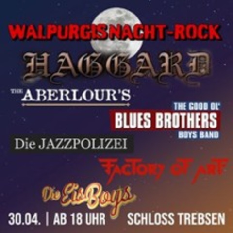 Walpurgisnacht-Rock 2026 - TREBSEN - 30.04.2026 18:00