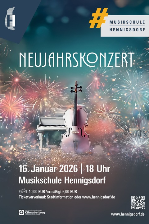Neujahrskonzert der Musikschule Hennigsdorf - Hennigsdorf - 16.01.2026 18:00