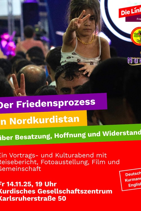 Der Friedensprozess in Nordkurdistan - Freiburg - 14.11.2025 19:00