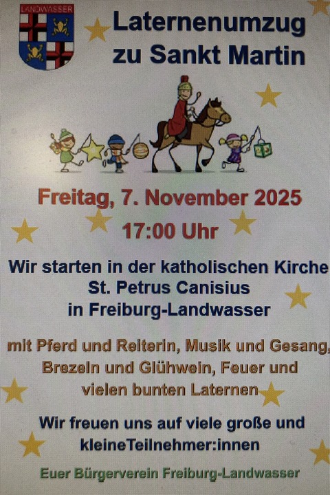 St. Martinsumzug in Landwasser - Freiburg - 07.11.2025 17:00
