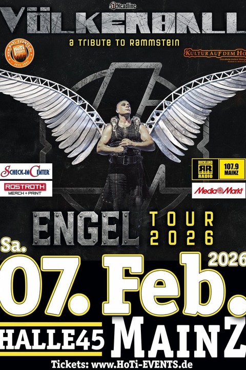 VLKERBALL - a tribute to Rammstein &#8222;Engel&#8220; - Mainz - 07.02.2026 20:00