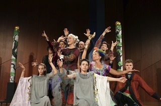 Im Theaterhaus Tempus fugit ist das Stck "Das Zauberholz" in Gebrdensprache zu sehen