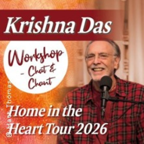Krishna Das - Chat & Chant Workshop 2026 - Berlin - 26.07.2026 19:00
