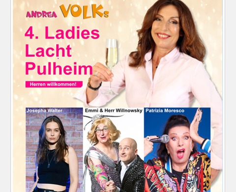 LADIES LACHT PULHEIM 2026! - Andrea Volks 4. Ladies Lacht in Pulheim! - Pulheim - 06.11.2026 19:00