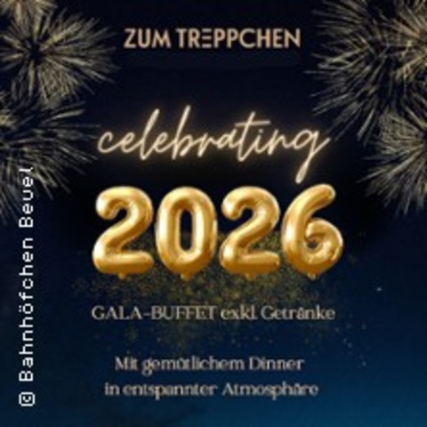 Celebrating 2026 - Silvester-Party inkl. Galabuffet - BONN - 31.12.2025 17:00