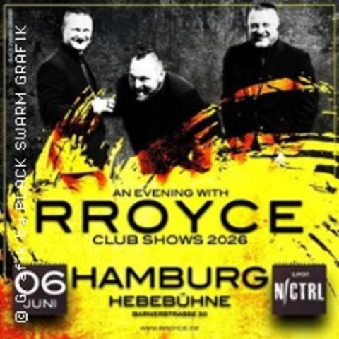 An Evening with Rroyce in Hamburg + Support: N/ctrl - Hamburg - 06.06.2026 19:00