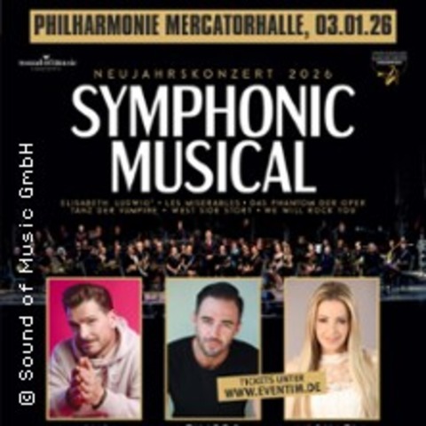 Symphonic Musical - Neujkahrskonzert Symphonisches Blasorchester Niederrhein - DUISBURG - 03.01.2026 19:00
