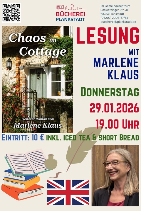 Chaos im Cottage - Lesung - Plankstadt - 29.01.2026 19:00