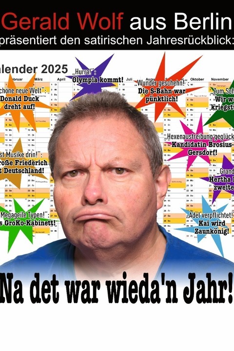 Satirischer Jahresrckblick: Na det war wiedan Jahr - Seebad Bansin - 09.01.2026 19:30