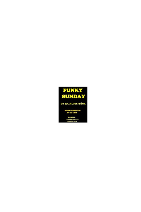 Funky Sunday - Freiburg - 09.11.2025 19:00