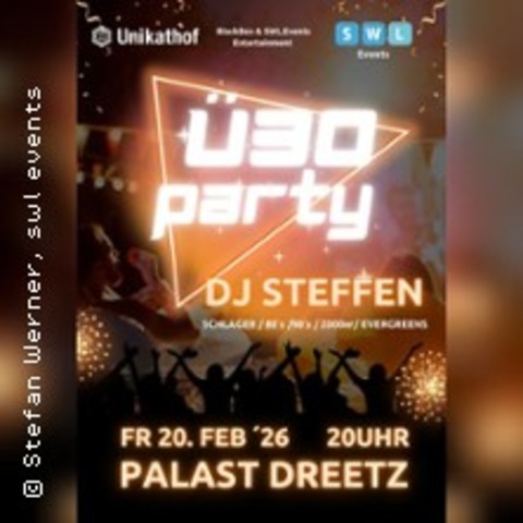 �30 Party - DREETZ - 20.02.2026 20:00