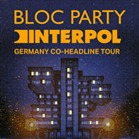 VIP Loge - Bloc Party & Interpol - D�SSELDORF - 14.11.2026 19:15