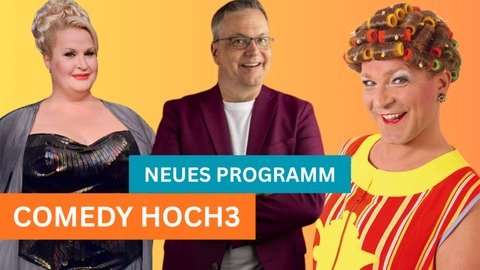 Lilli trifft Daphne de Luxe & Johannes Scherer - &#8222;Comedy hoch 3&#8220; - Neues Programm - Vellmar - 20.08.2026 20:00